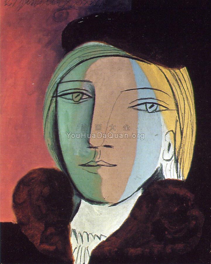 玛丽-德雷莎肖像 - 巴勃罗·毕加索